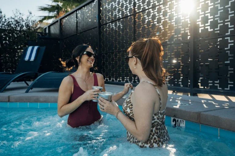 Natural Hot Springs Jacuzzi at Onsen Hotel & Spa